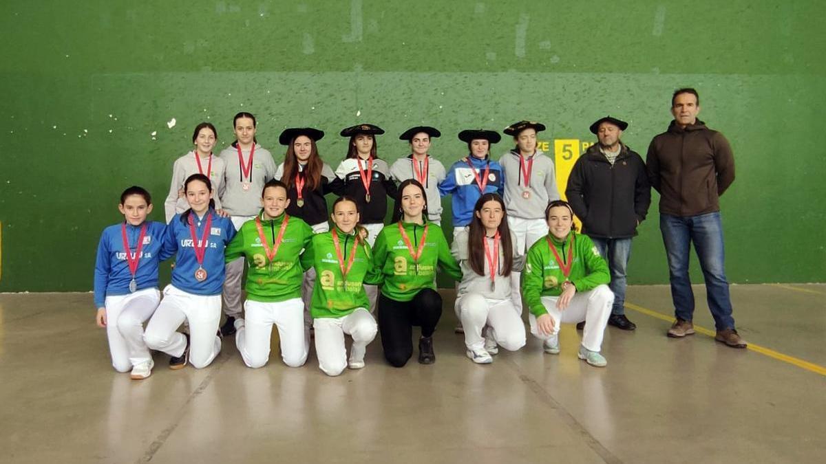 Maider Ardanaz conquista su sexto título navarro de paleta goma F30M